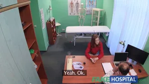 A hot Russian chick gets fucked by a doctor in the clinic