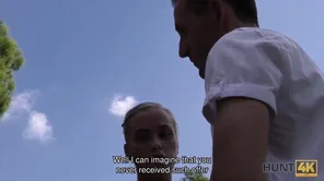 They found a backpack and money inviting a girl to fuck for cash