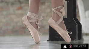 Petite ballet dancer Heather Harris shows her sexy moves