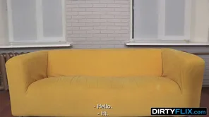 First time with a guy and she gets his cum on her face