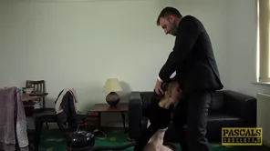 Gagged and fucked by a huge cock British teen Madison Rose