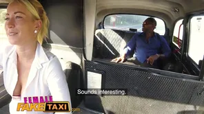 Licky Lex is on her knees her smooth pussy getting fucked by a huge black cock