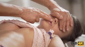 The girl skillfully performs a blowjob and then has anal sex