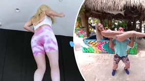 Laya Rae’s 18th birthday wildest birthday experience with a huge cock worshipper