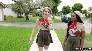 Three beautiful women have great sex with a very experienced man and all of them reach an intense orgasm.