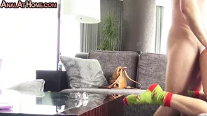 Abella Danger is a big natural breasted beauty with a great ass here is an amateur anal scene