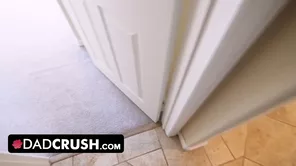 A family is Stepdaughter gives a very hot blowjob and a handjob in HD with a facial at the end