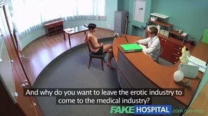 A beautiful Czech amateur Gabrielle has a hot POV experience with a naughty doctor