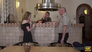 JESSI a young Russian woman gets intimate with an older experienced man