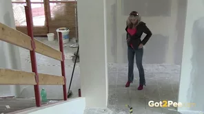 Blonde amateur in public area got fucked with passion