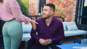 A girl is not allowed to meet her boyfriend when he's with others